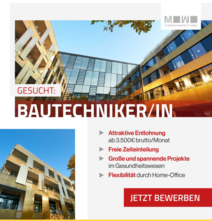 Bautechniker:in gesucht – Weiner Ziviltechniker